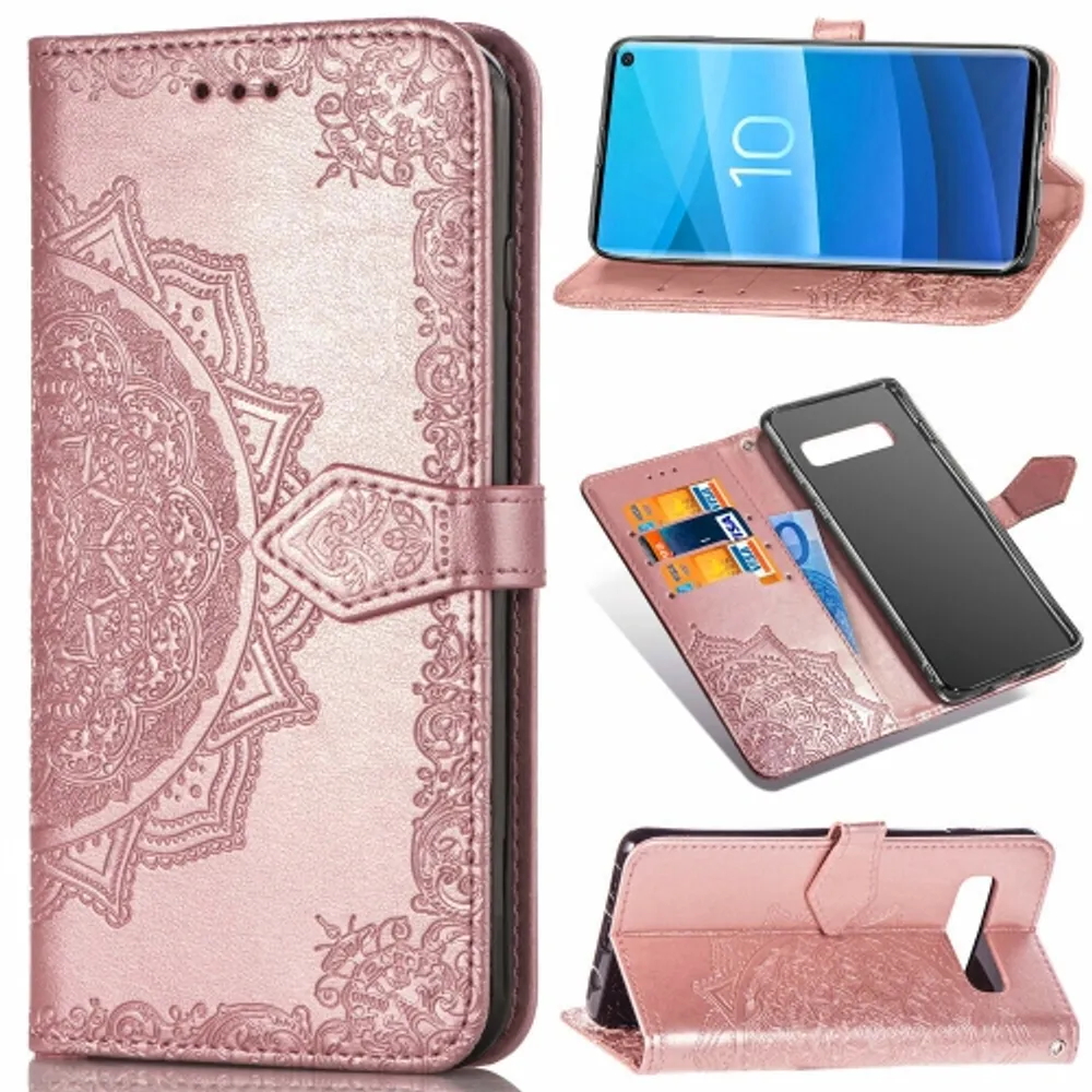 Pink Louis Vuitton Seamless Pattern Samsung Galaxy S10 Plus Clear Case