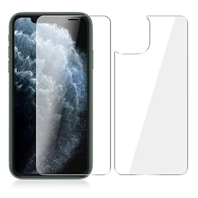 【CSmart】 Front & Rear Back Cover Tempered Glass Screen Protector for iPhone 11 Pro (5.8"), Case Friendly & Bubble Free
