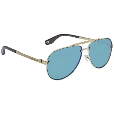 MARC JACOBS Green Blue Mirror Aviator Men's Sunglasses MARC 317/S3YGHZ 61