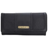 Roots Pineridge RFID Tri-fold Clutch Wallet - Black