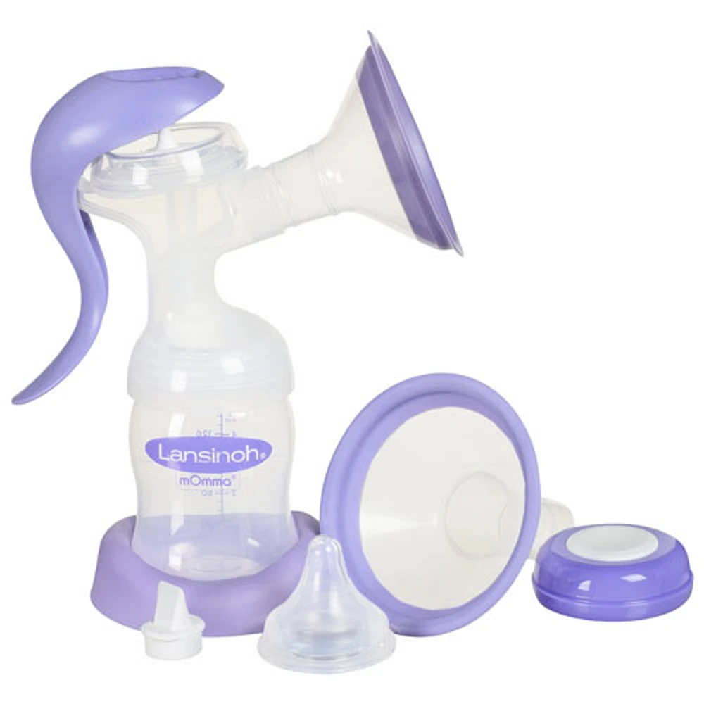 Lansinoh Manual Single Breast Pump with Accessories