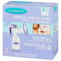 Lansinoh Manual Single Breast Pump with Accessories