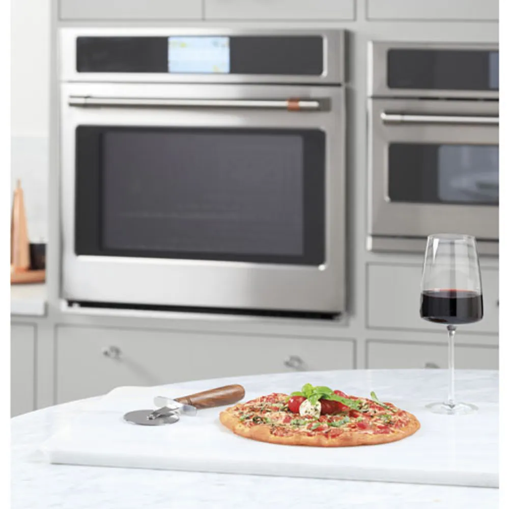 Café 30" 5 Cu. Ft. Self-Clean True Convection Electric Wall Oven (CTS70DP2NS1) - Stainless Steel