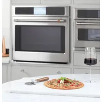 Café 30" 5 Cu. Ft. Self-Clean True Convection Electric Wall Oven (CTS70DP2NS1) - Stainless Steel