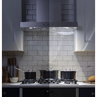 GE Designer 30" Wall Mount Range Hood (UVW8301SLSS) - Stainless Steel