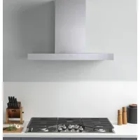 GE Smart Designer 36" Wall Mount Range Hood (UVW9361SLSS) - Stainless Steel