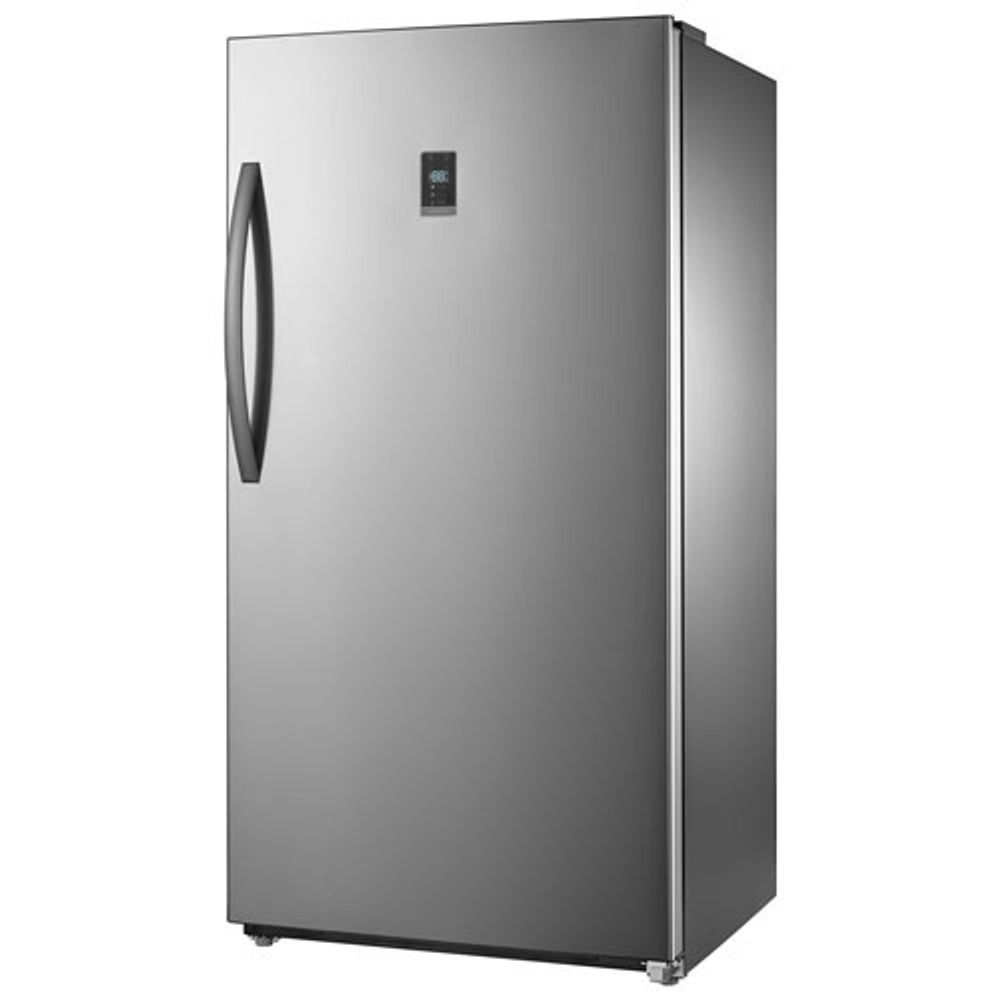 Insignia Frost-Free Upright Freezer-Stainless Steel -Only at Best Buy -Open Box - Perfect Condition