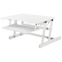 Rocelco EADR Standing Desk Riser with Keyboard Tray