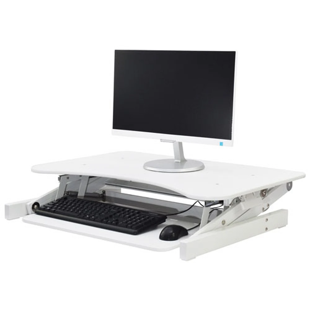 Rocelco EADR Standing Desk Riser with Keyboard Tray