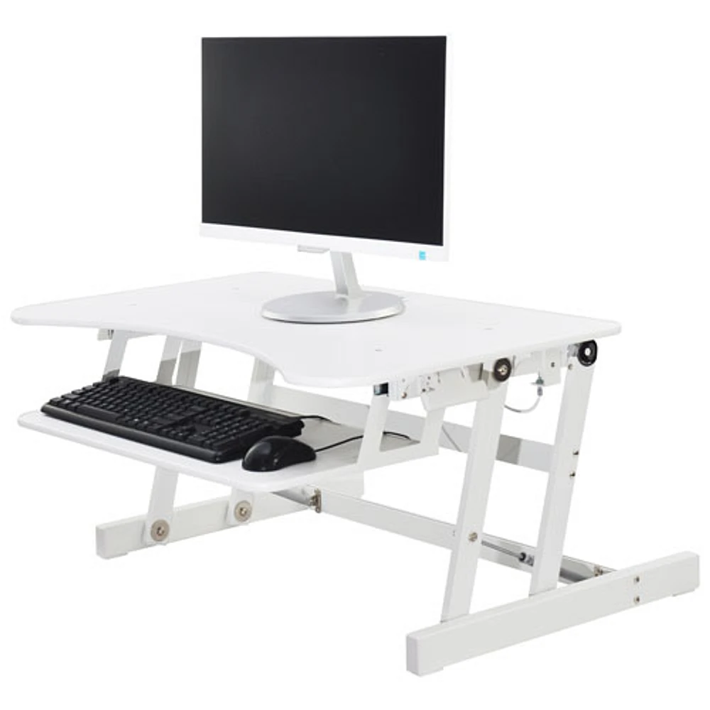 Rocelco EADR Standing Desk Riser with Keyboard Tray