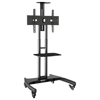 Rocelco VSTC Standard TV Cart - Black