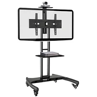 Rocelco VSTC Standard TV Cart - Black