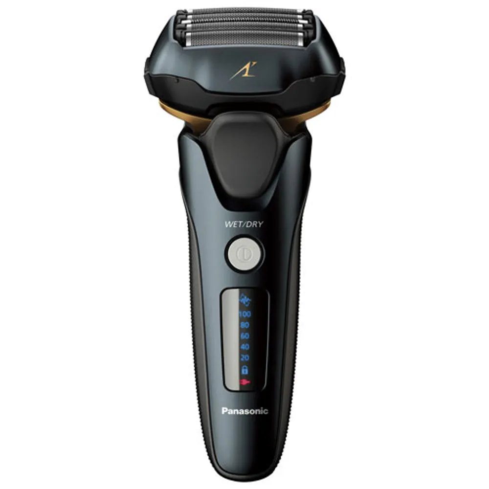 Panasonic 5-Blade Wet/Dry Shaver with Cleaning/Charging Station (ESLV97)