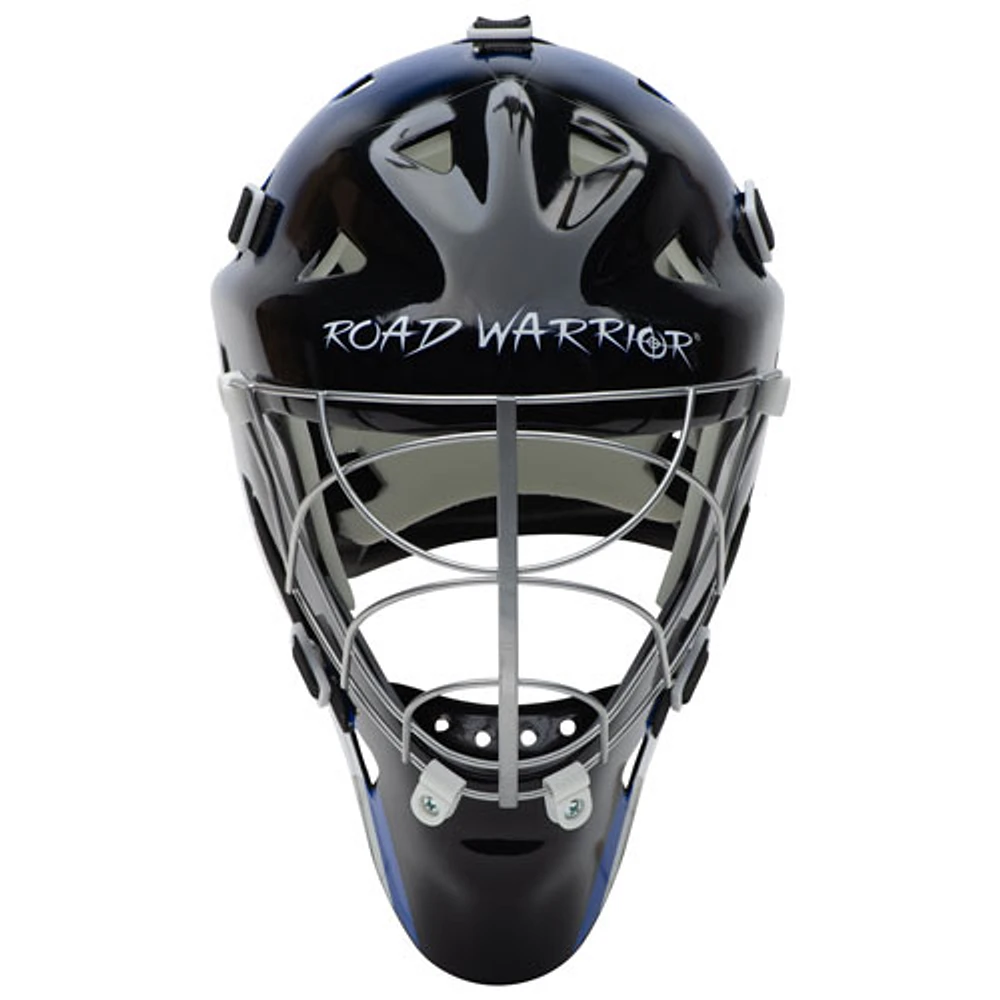 Masque de gardien de but pour enfant Pro Style Cobalt de Road Warrior pour hockey de rue