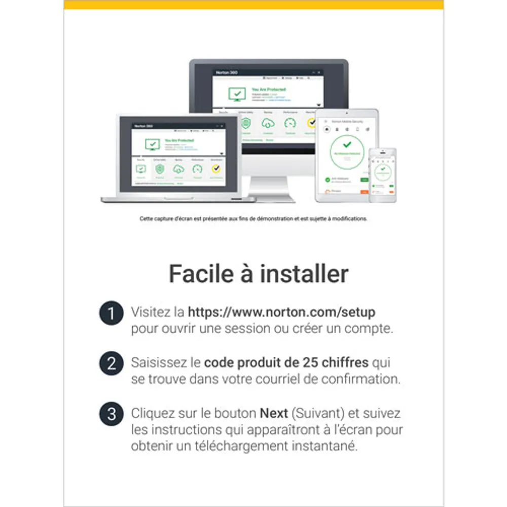 Norton 360 Deluxe (PC/Mac) - appareils - Stockage infonuagique de Go - de