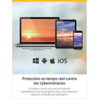 Norton 360 Deluxe (PC/Mac) - appareils - Stockage infonuagique de Go - de