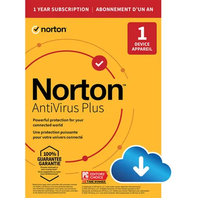 Norton AntiVirus Plus (PC/Mac) - 1 Device - 2GB Cloud Backup - 1