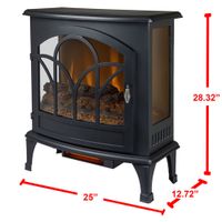 Muskoka 25" Curved Electric Stove - 5115 BTU