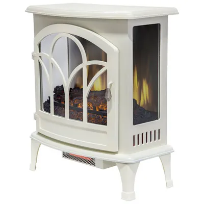 Muskoka 25" Curved Electric Stove - 5115 BTU - White