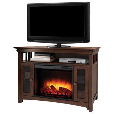 Muskoka Wyatt 48" Fireplace TV Stand - Burnished Oak