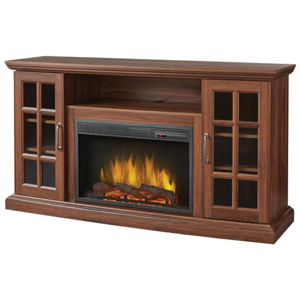 Muskoka Brookfield 59" Fireplace TV Stand - Burnished Walnut