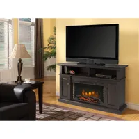 Muskoka Delaney 48" Fireplace TV Stand - Rustic Brown