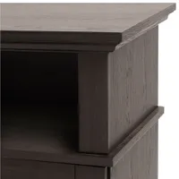 Muskoka Delaney 48" Fireplace TV Stand - Rustic Brown