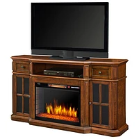 Muskoka Sinclair 60" Fireplace TV Stand - Aged Cherry