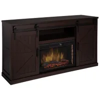 Muskoka Columbia 60" Fireplace TV Stand - Aged Espresso