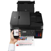 Canon PIXMA G7020 Wireless MegaTank All-In-One Inkjet Printer with 2 Extra Black Ink