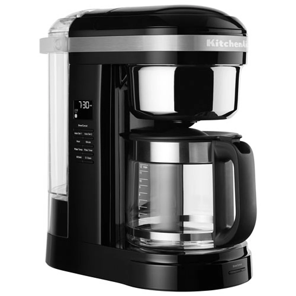 Cafetière à filtre électrique programmable de KitchenAid - 12 tasses - Noir onyx