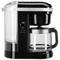 Cafetière à filtre électrique programmable de KitchenAid - 12 tasses - Noir onyx