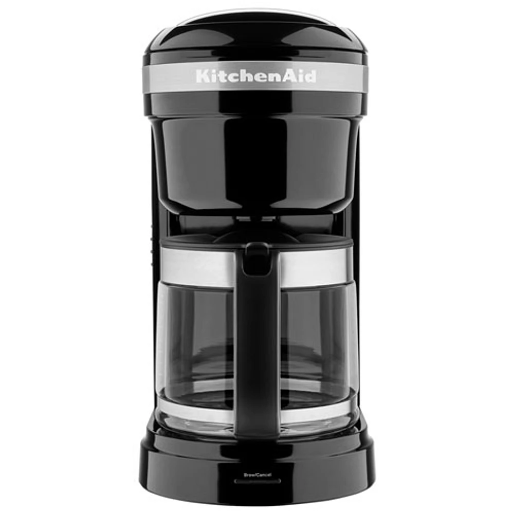 Cafetière à filtre électrique programmable de KitchenAid - 12 tasses - Noir onyx