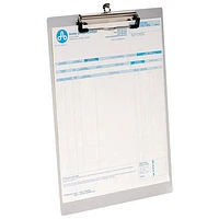 Westcott Letter Size Aluminum Clipboard - Aluminum/Silver