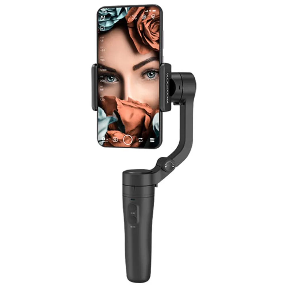 Stabilisateur à cardan VLOG Pocket de Feiyu Tech pour téléphone intelligent - Noir