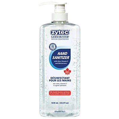 Gel désinfectant pour les mains Germ Buster de Zytec (01208) - 1050 ml
