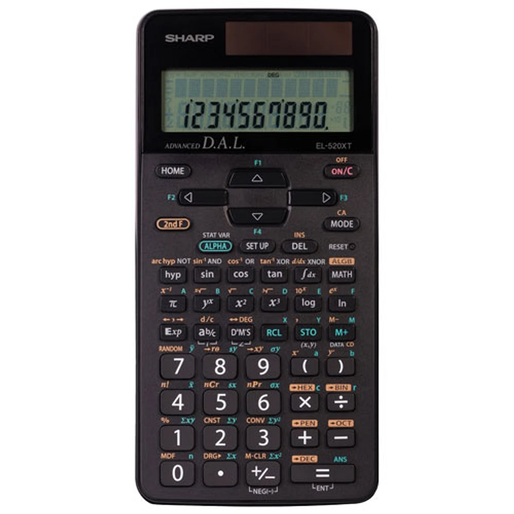 Sharp Scientific Calculator (EL520XTBBK)