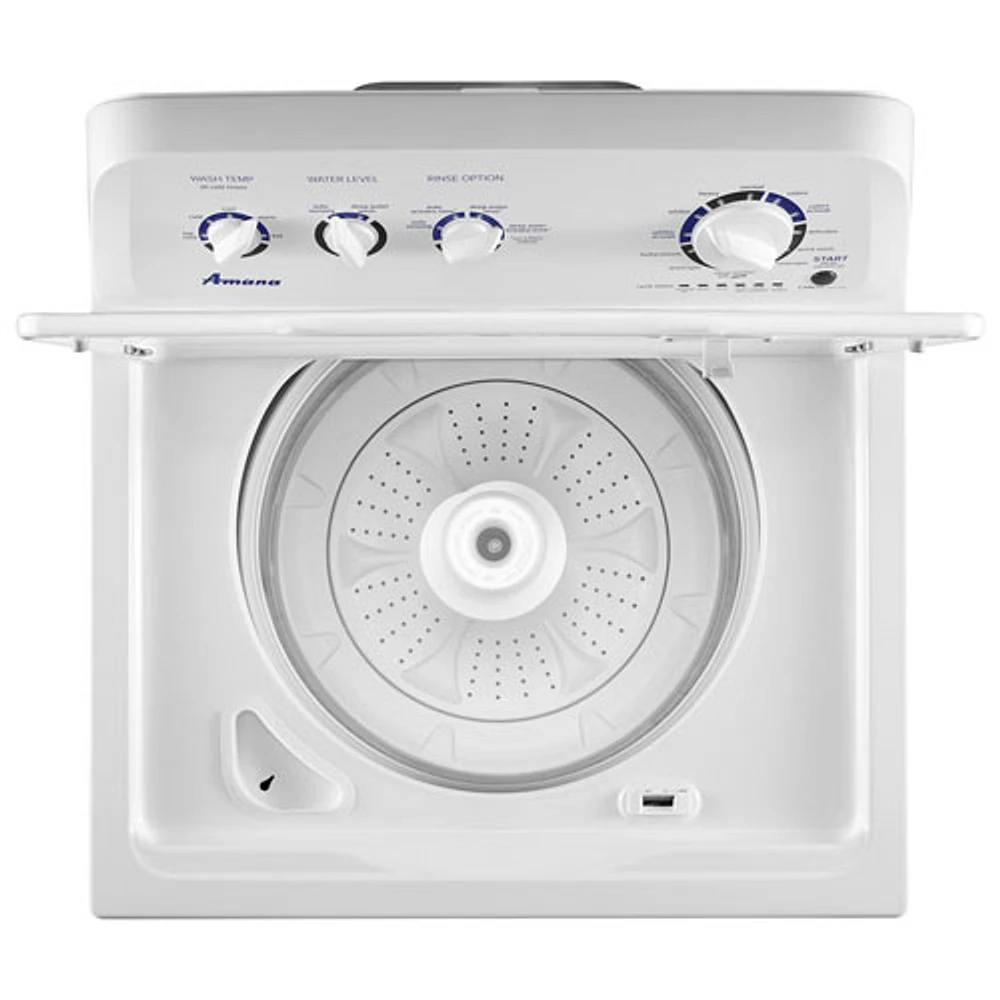 Amana 4.4 Cu. Ft. High Efficiency Top Load Washer (NTW4519JW) - White