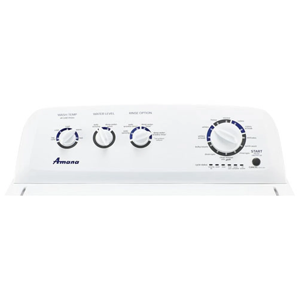 Amana 4.4 Cu. Ft. High Efficiency Top Load Washer (NTW4519JW) - White