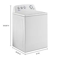 Amana 4.4 Cu. Ft. High Efficiency Top Load Washer (NTW4519JW) - White