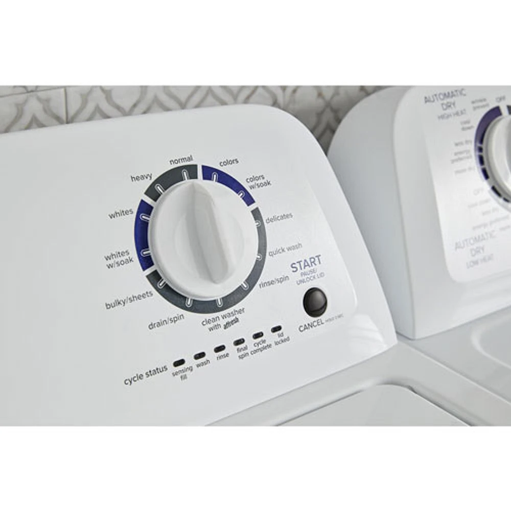 Amana 4.4 Cu. Ft. High Efficiency Top Load Washer (NTW4519JW) - White