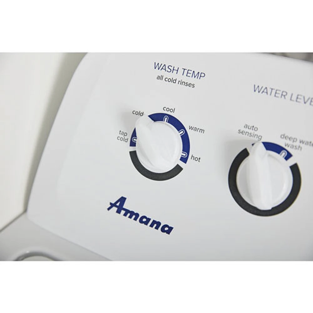 Amana 4.4 Cu. Ft. High Efficiency Top Load Washer (NTW4519JW) - White