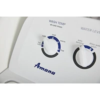 Amana 4.4 Cu. Ft. High Efficiency Top Load Washer (NTW4519JW) - White
