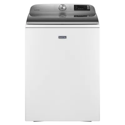 Laveuse à chargement par le haut haute efficacité de 5,4 pi³ de Maytag (MVW6230HW) - Blanc