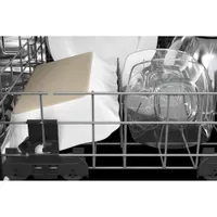 KitchenAid 24" 44dB Built-In Dishwasher with Stainless Steel Tub (KDTM404KBS) - Black Stainless