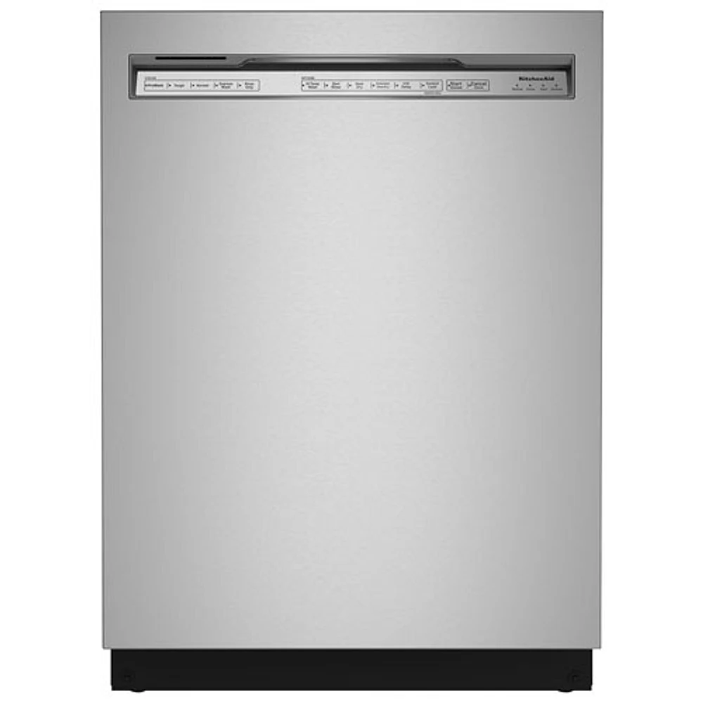 KitchenAid 24" 44dB Built-In Dishwasher with Stainless Steel Tub (KDFM404KPS) - PrintShield Stainless