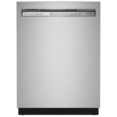 KitchenAid 24" 44dB Built-In Dishwasher with Stainless Steel Tub (KDFM404KPS) - PrintShield Stainless
