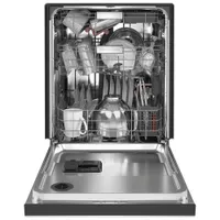 KitchenAid 24" 44dB Built-In Dishwasher with Stainless Steel Tub (KDFM404KPS) - PrintShield Stainless