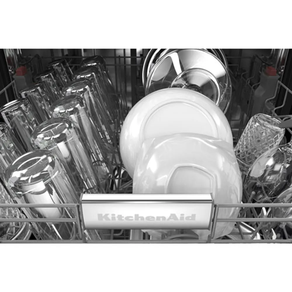 KitchenAid 24" 44dB Built-In Dishwasher with Stainless Steel Tub (KDFM404KPS) - PrintShield Stainless