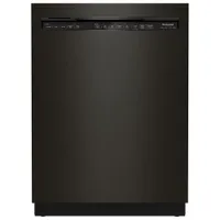 KitchenAid 24" 44dB Built-In Dishwasher with Stainless Steel Tub (KDFM404KBS) - Black Stainless